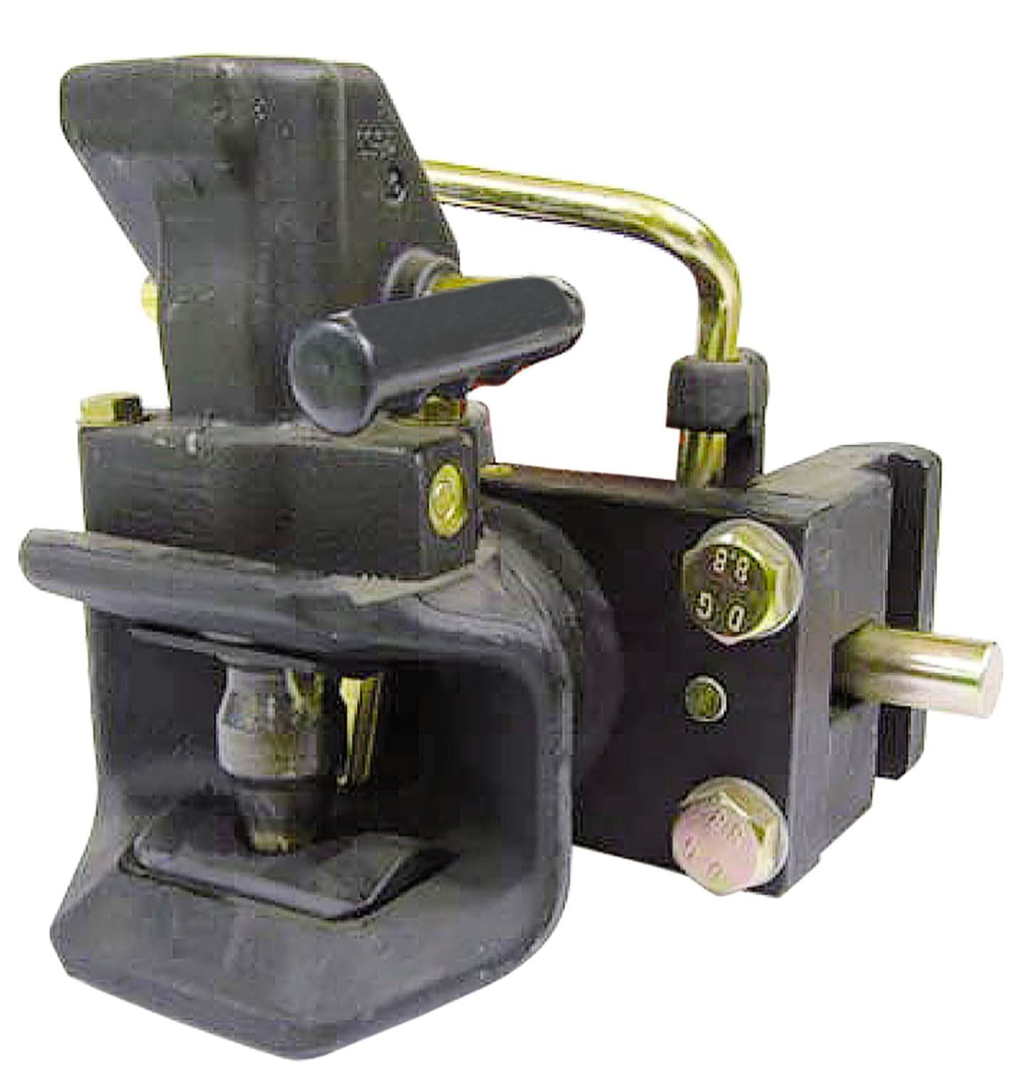 Walterscheid Zugmaul "KU2000/853B", automatisch mit Schienenweite 193 x 80 mm, Ø Bolzen 37 mm, schwarz, 8003996