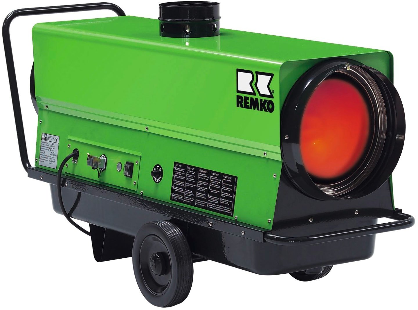 REMKO Heizkanone "ATK 25" 22,5 kW, Heizöl/Diesel, mit Abgasführung, 120850
