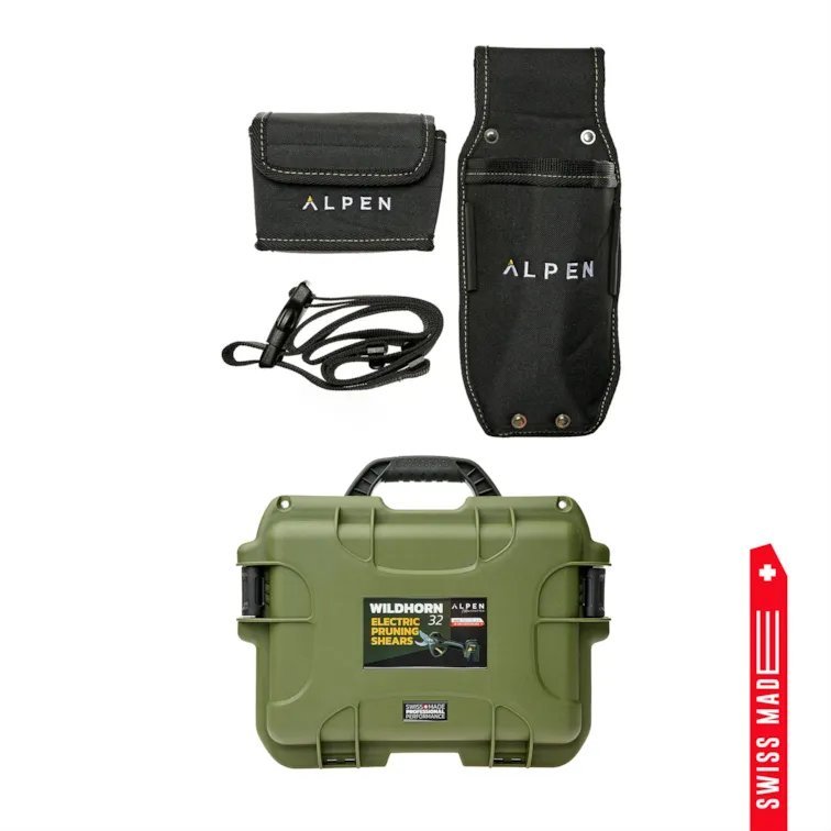 ALPEN elektro Gartenschere Wildhorn 32 Set + Elektro-Kettensäge Beverin 10 – Bild 5