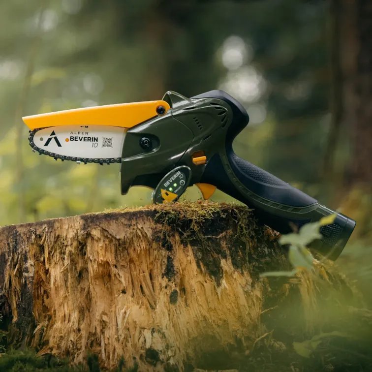 ALPEN elektro Gartenschere Wildhorn 32 Set + Elektro-Kettensäge Beverin 10 – Bild 9
