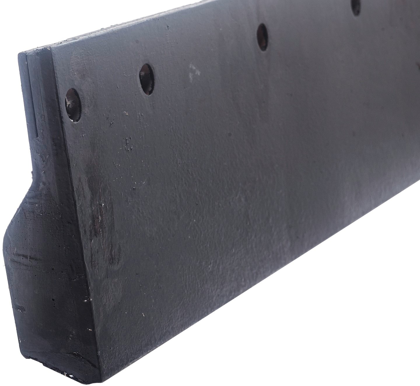 Schürfleistensatz für Beilhack PV 30-4, 3.600 x 190 mm, Stärke 36 mm, Stahl; Gummi; Stahl