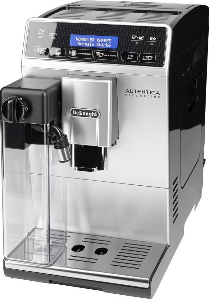 De'Longhi Kaffeevollautomat Autentica Cappuccino ETAM29.660.SB - Superkompakt - nur 19,5 cm breit, LatteCremaMilchsystem, Kegelmahlwerk 13-stufig, – Bild 3