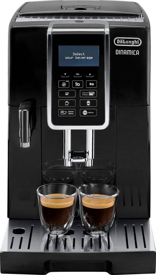 De'Longhi Kaffeevollautomat Dinamica ECAM356.57.B - 14 Kaffeegetränke mit perfektem Milchschaum, Kannen-Funktion (6 Tassen), Kegelmahlwerk – Bild 3