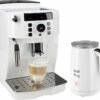 De'Longhi Kaffeevollautomat Magnifica S ECAM21.118.W - mit Barista-Milchaufschäumer, Weiß, Direktwahltasten, Kegelmahlwerk (13 Mahlgrade), 15 Bar