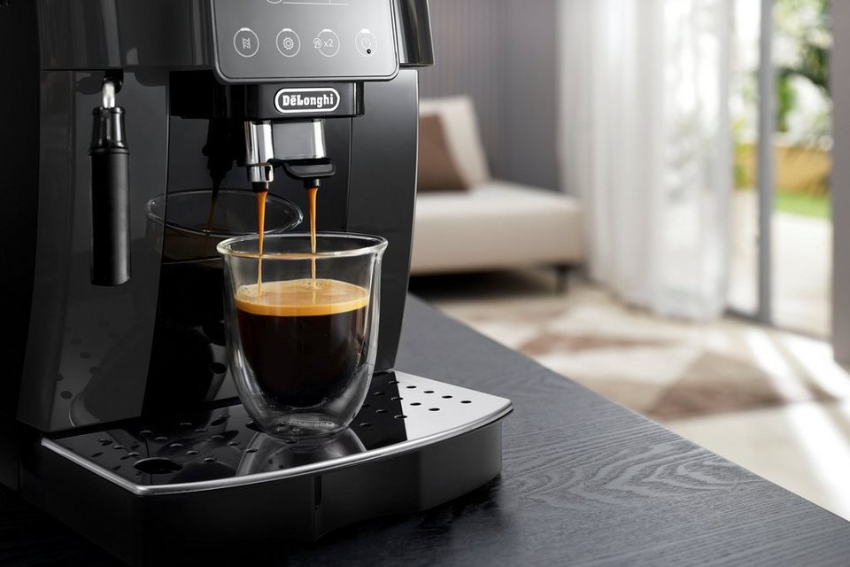 De'Longhi Kaffeevollautomat Magnifica Start ECAM220.22.GB - Kaffeeerlebnis auf Knopfdruck, schwarz, Intuitives Bedienfeld, manuelle – Bild 4