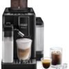 De'Longhi Kaffeevollautomat Rivelia Start EXAM420.55.BXL - 10 Rezepte, Cold Brew & 2 Bohnenbehälter, Schwarz, Extra-Shot-Funktion, innovatives