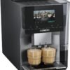 SIEMENS Kaffeevollautomat EQ700 TP725E01, 41 verschiedene Getränke, XL-Getränke, 20 Favoriten, farbiges Full-Touch-Display, Doppeltassenfunktion,