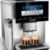 SIEMENS Kaffeevollautomat EQ900 TQ905D03, intuitives 6,8" TFT-Display, Barista-Modus, AromaBoost, App-Steuerung, Geräuschreduzierung,10 Profile,